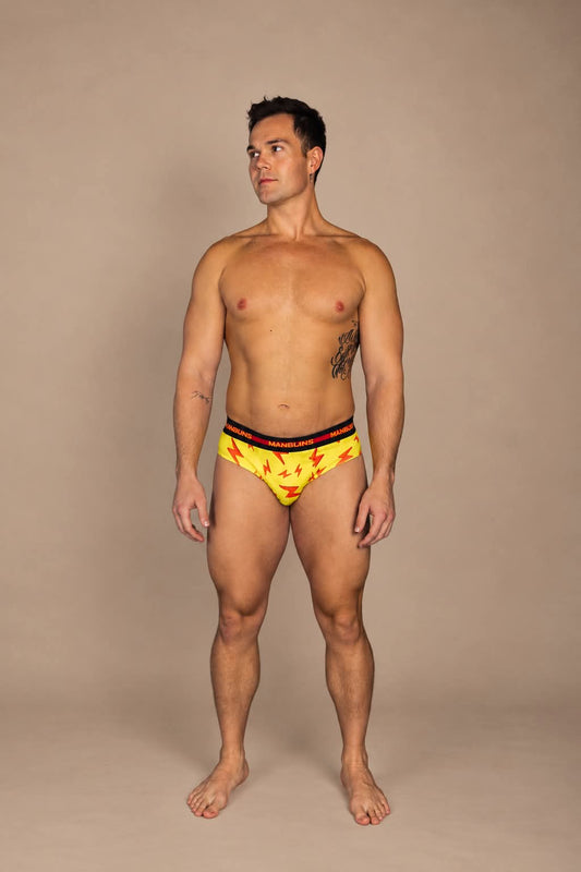 Men's Lightning Bolt Brief Underwear