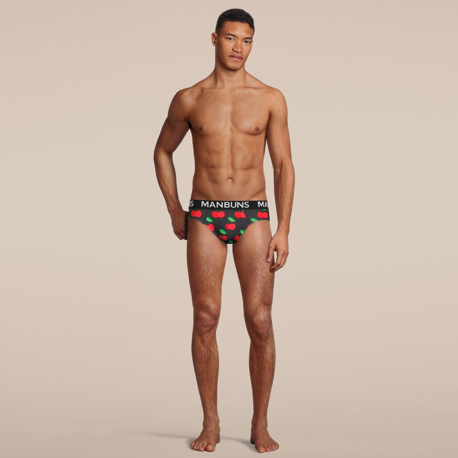 Men's Cherry Brief Underwear - MANBUNS Underwear & Socks Free Shipping