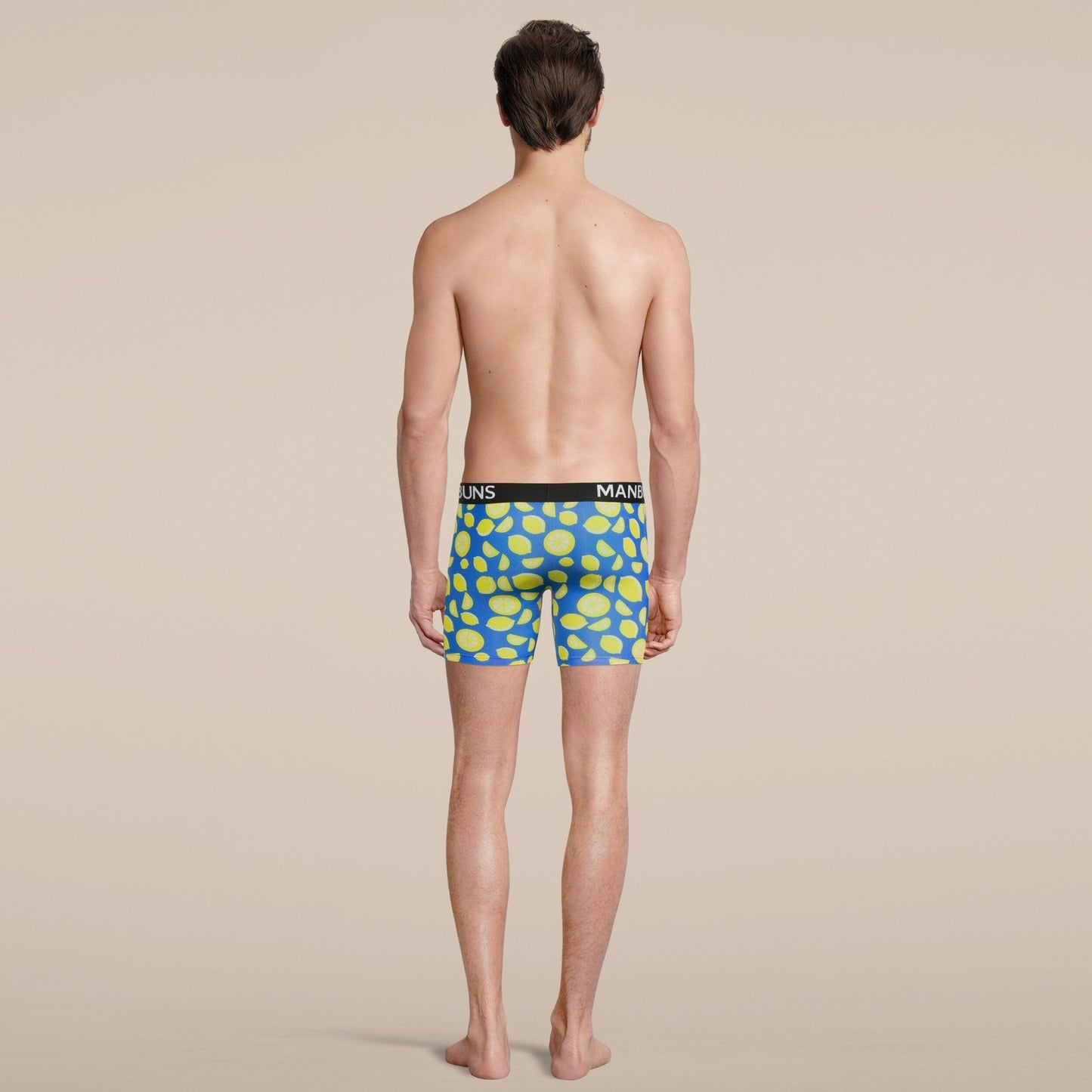 Men's Lemon Boxer Brief Underwear - MANBUNS Underwear & Socks Free Shipping