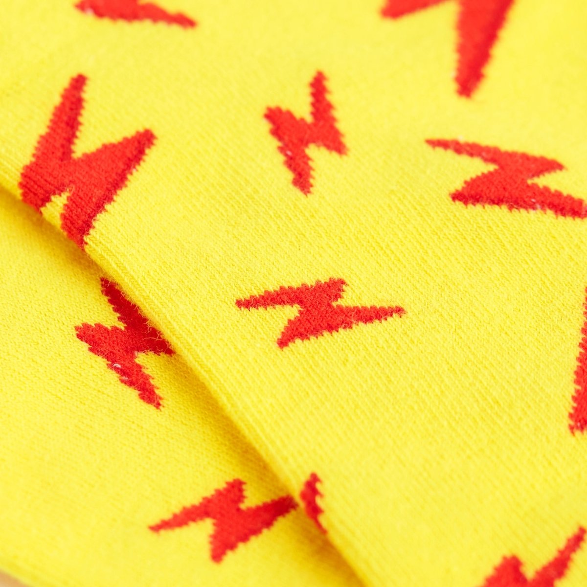 Lightning Bolt Unisex Crew Socks - MANBUNS Underwear & Socks Free Shipping