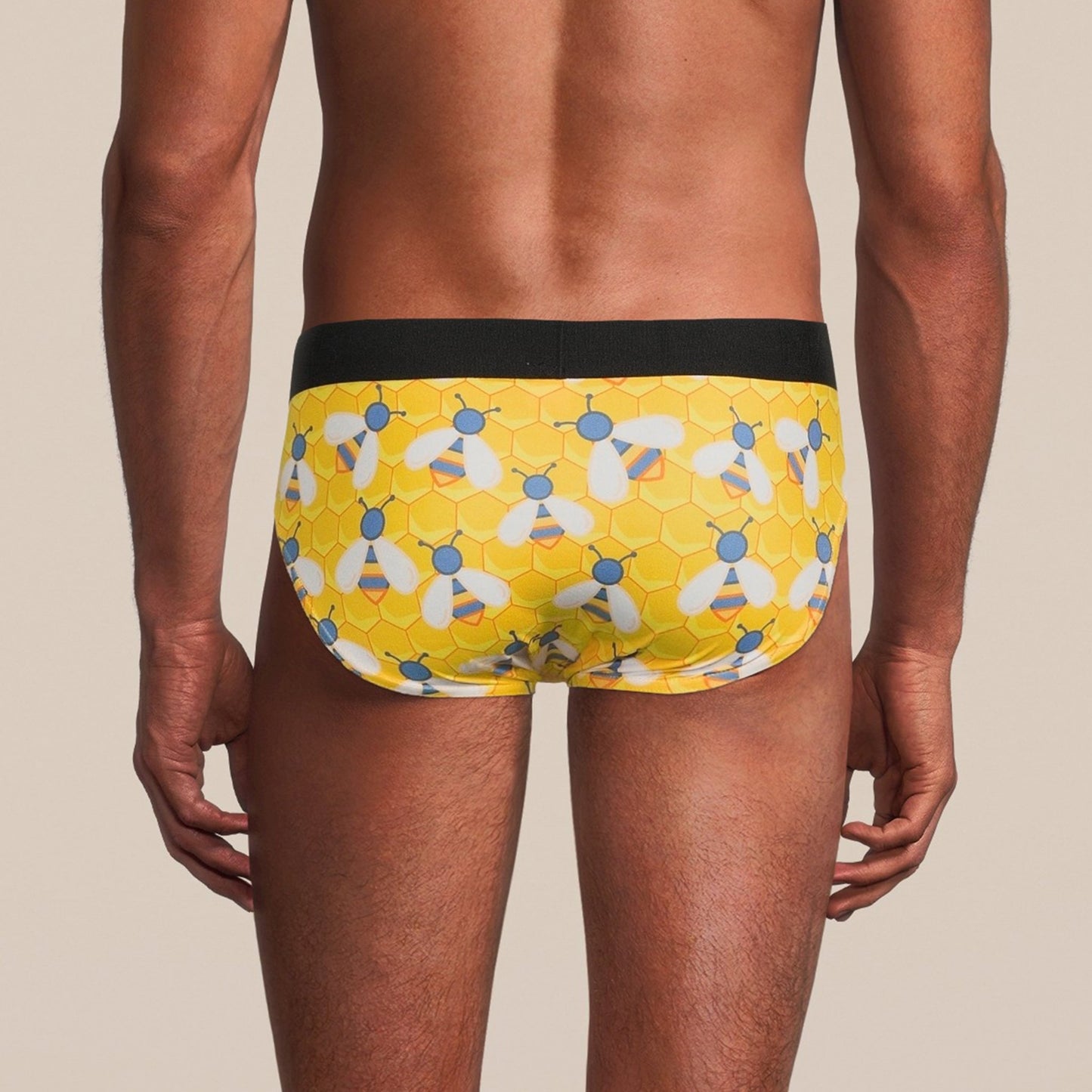 Men's Bee Brief Underwear - MANBUNS Underwear & Socks Free Shipping