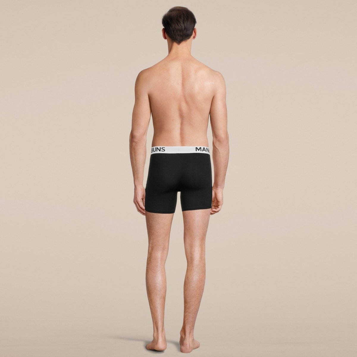 Men's Classic Black Boxer Brief Underwear with Pouch - MANBUNS Underwear & Socks Free Shipping