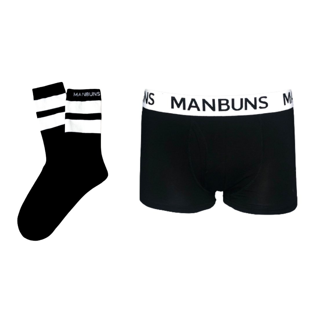 Men's Pizza Boxer Brief Underwear and Sock Set – MANBUNS