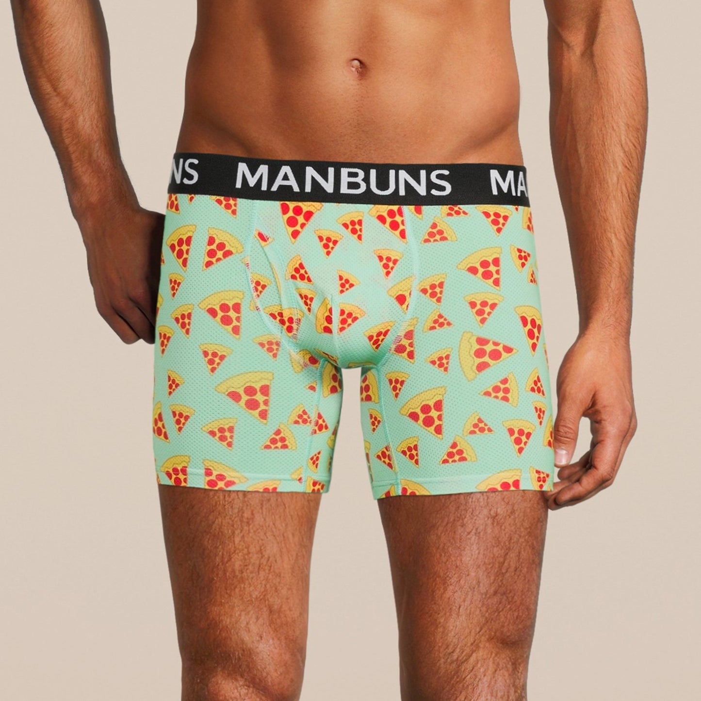Men's Pizza Boxer Brief Underwear and Sock Set - MANBUNS Underwear & Socks Free Shipping
