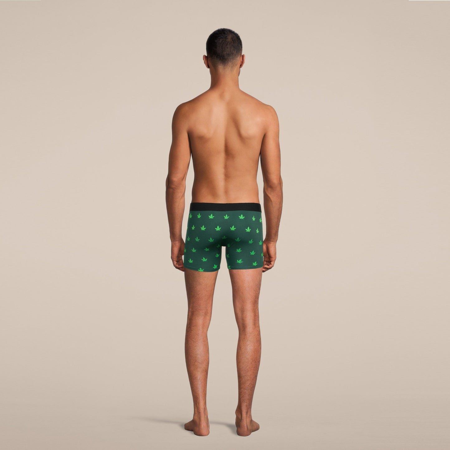 Men's Weed Boxer Trunks Underwear with Pouch - MANBUNS Underwear & Socks Free Shipping