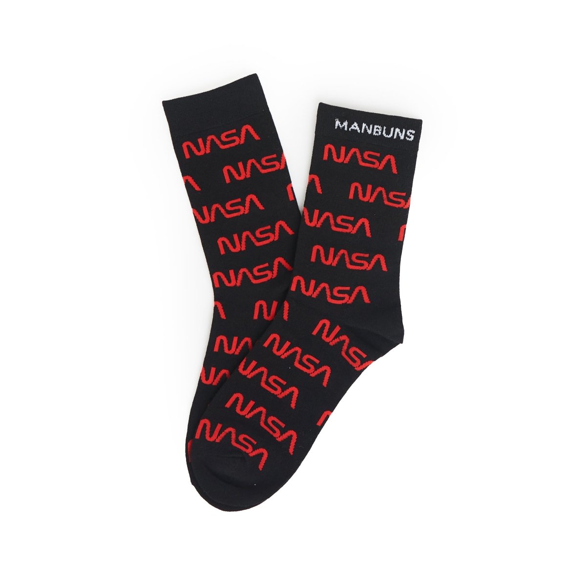NASA Space Unisex Crew Socks - MANBUNS Underwear & Socks Free Shipping