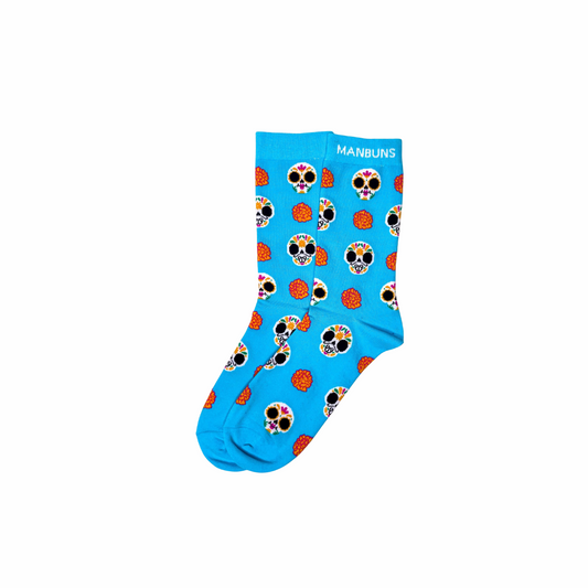 Celebrate Tradition and Color with MANBUNS’ Día de los Muertos Socks