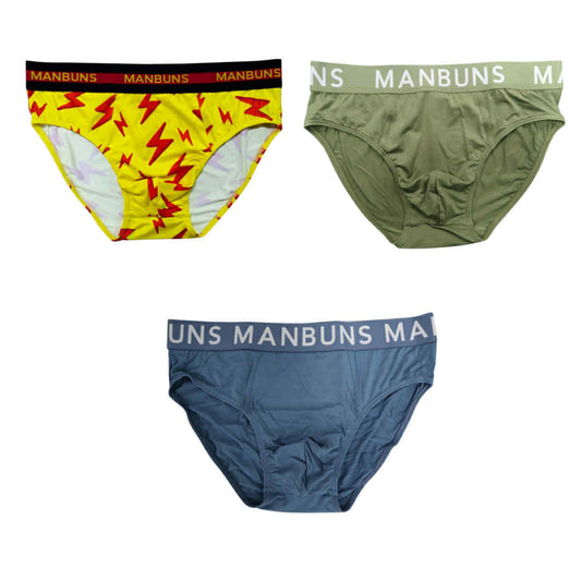 Men's Brief Underwear with Pouch | 3 Pack