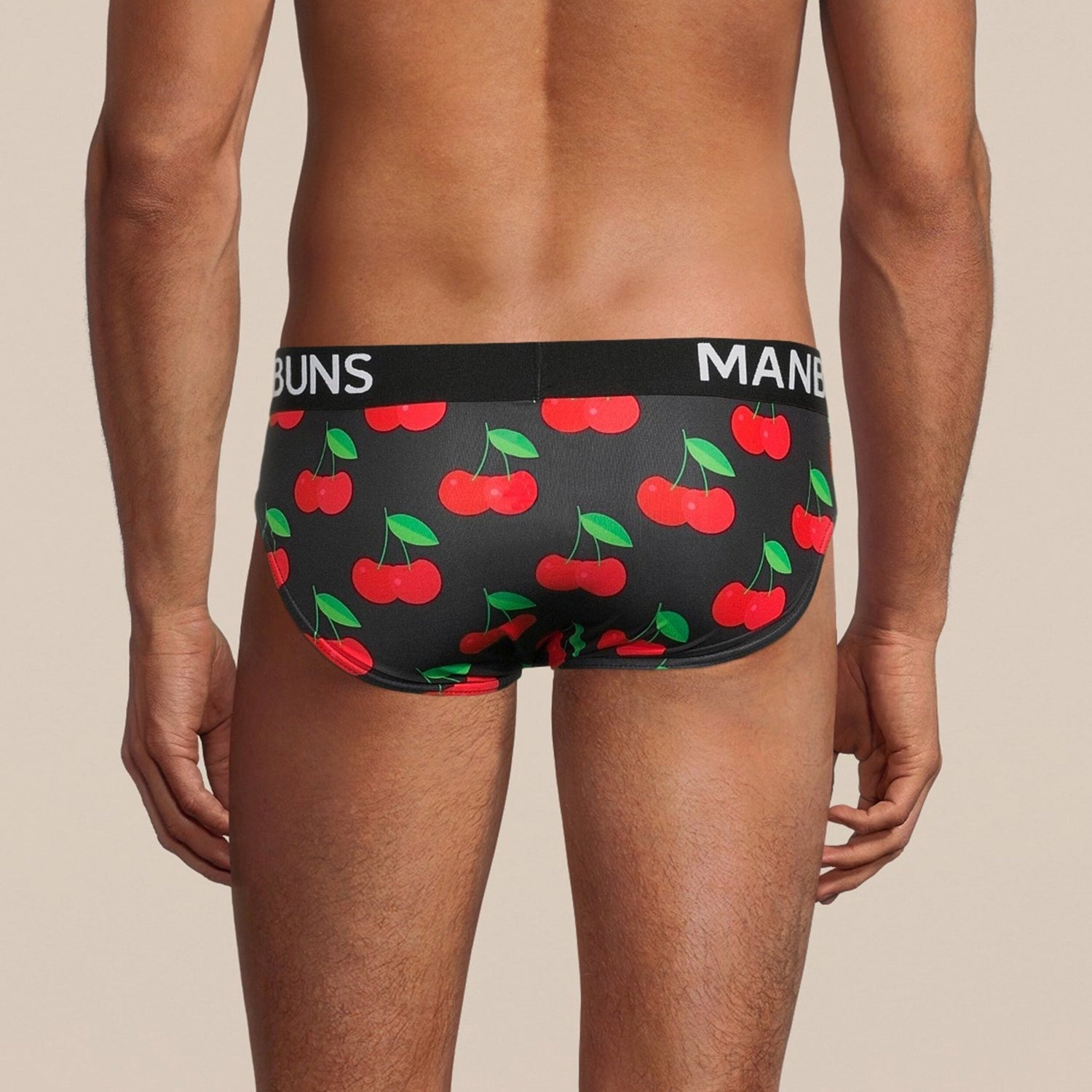 Men's Cherry Brief Underwear - MANBUNS Underwear & Socks Free Shipping