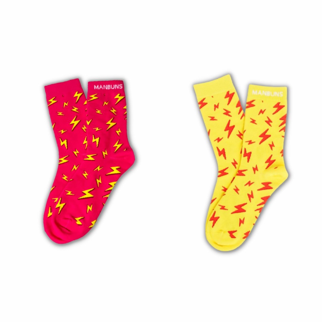 Couple Goals Unisex Crew Socks Bundle | 2 Pack - MANBUNS Underwear & Socks Free Shipping