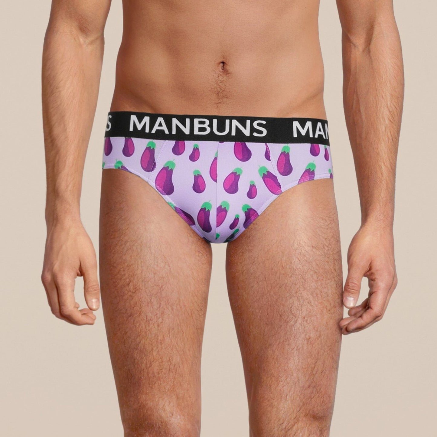 Men's Eggplant Brief Underwear - MANBUNS Underwear & Socks Free Shipping