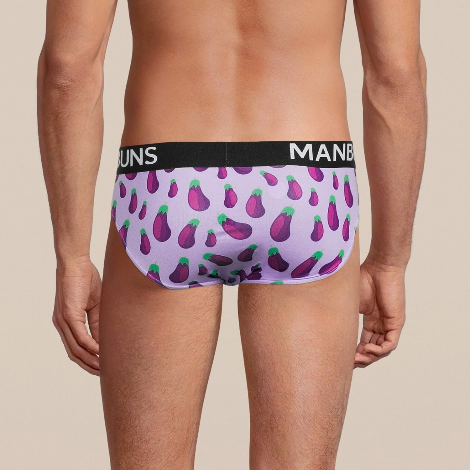 Men's Eggplant Brief Underwear - MANBUNS Underwear & Socks Free Shipping