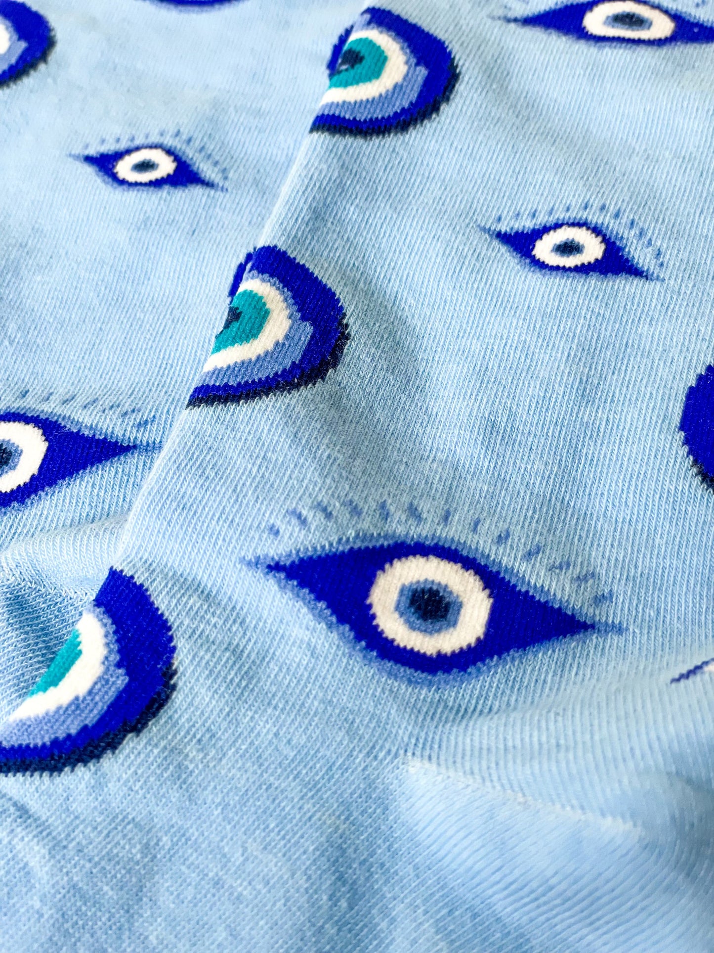 Evil Eye Unisex Novelty Crew Socks