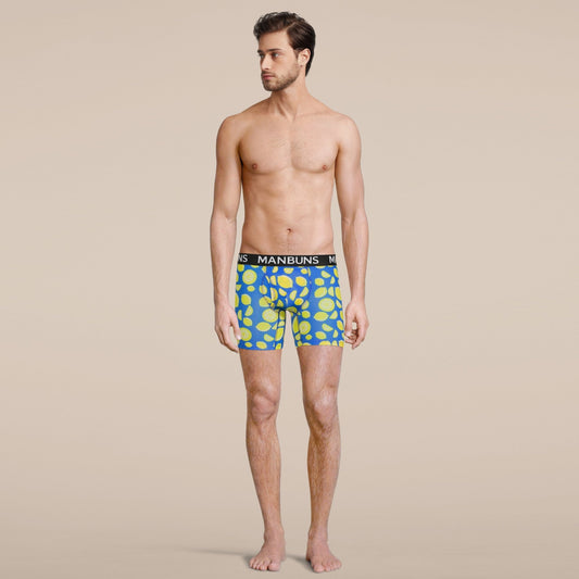 Men's Lemon Boxer Brief Underwear - MANBUNS Underwear & Socks Free Shipping