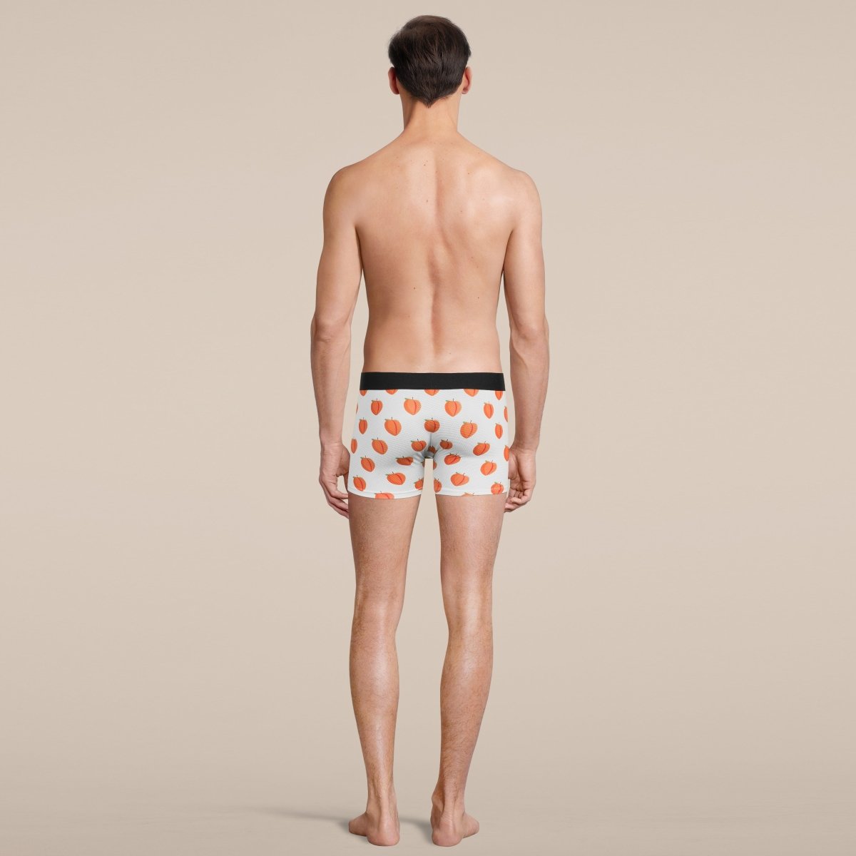 Men's Peach Boxer Trunk Underwear with Pouch - MANBUNS Underwear & Socks Free Shipping