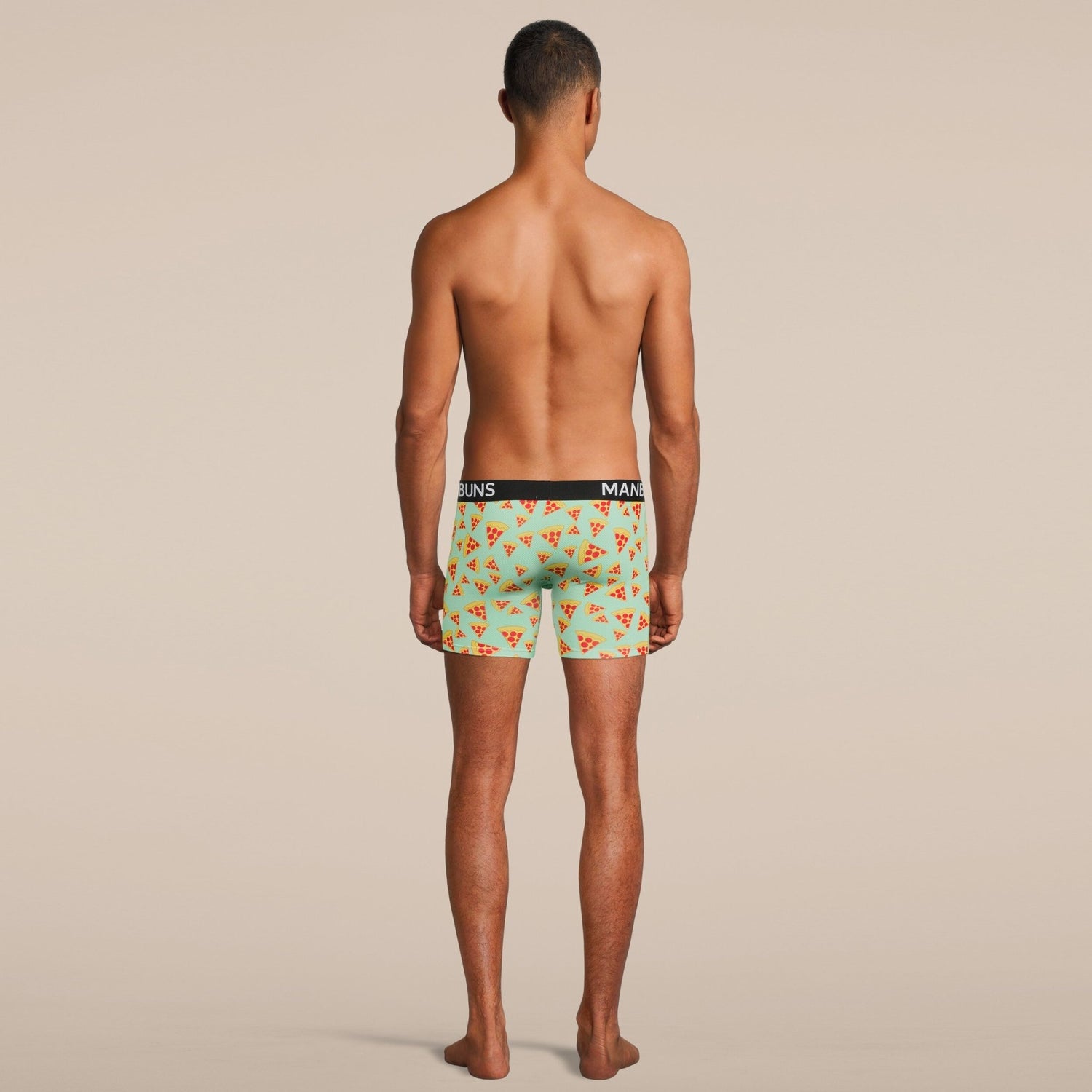 Men's Pizza Boxer Brief Underwear - MANBUNS Underwear & Socks Free Shipping