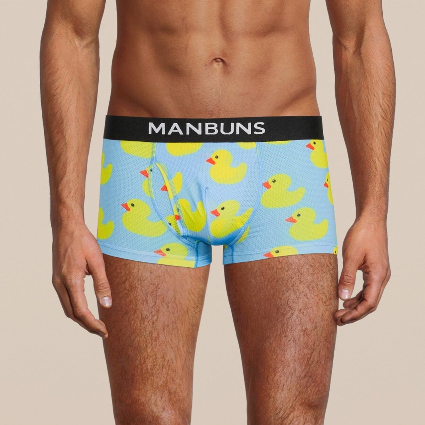 Men's Rubber Duckies Boxer Trunk Underwear - MANBUNS Underwear & Socks Free Shipping