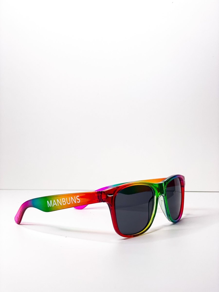 Unisex Pride 2023 Rainbow Risky Business Sunglasses - MANBUNS Underwear & Socks Free Shipping